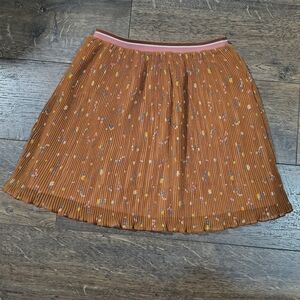 Matilda Jane Girls Floral Mini Pleated Skirt Size 6